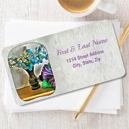 Blume 2190 Anschrift von Seide und Mais Adressaufkleber