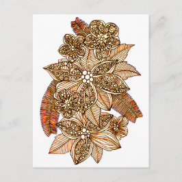 BLUME 4 POSTKARTE