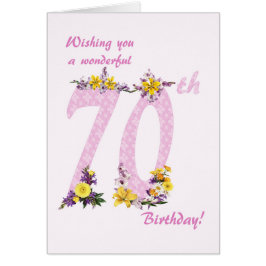 Blume 70. Geburtstag