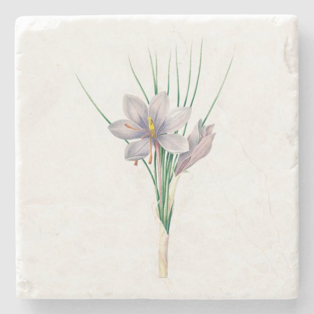 Blume: A007 Herbstkreuz - Steinuntersetzer (Vorderseite)
