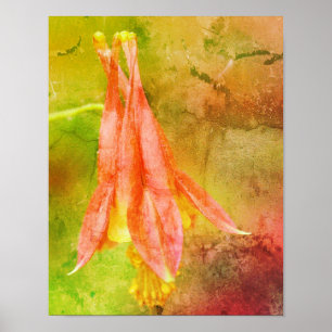 Blume Abstrakt Poster