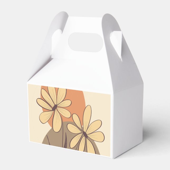 Blume Abstrakt Summer Gevor Box Geschenkschachtel (Rückseite)