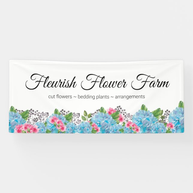 Blume Ackerbau Verkauf Frische Blume Banner (Horizontal)