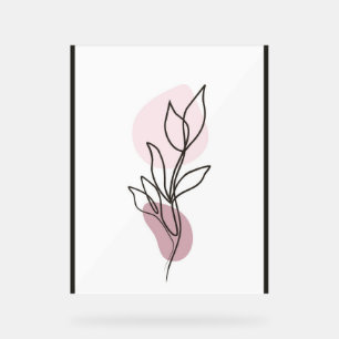 Blume Acrylschild
