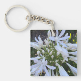 Blume Agapanthus Schlüsselanhänger