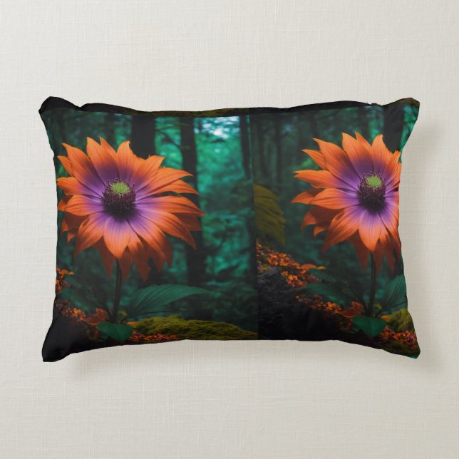 Blume Akzent Pillow Dekokissen (Vorderseite)