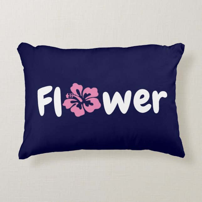 Blume Akzent Pillow Dekokissen (Vorderseite)