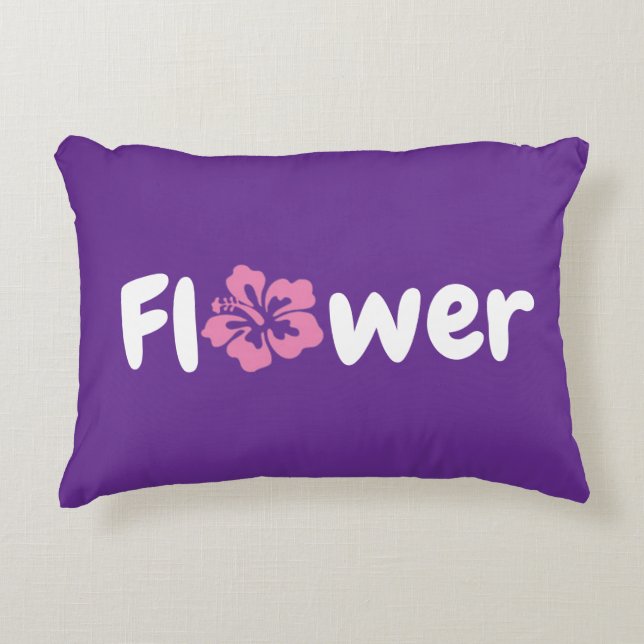 Blume Akzent Pillow Dekokissen (Vorderseite)