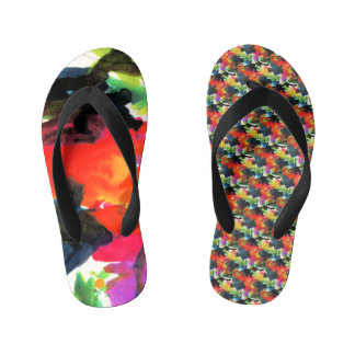 Blume als wir vier waren! kinderbadesandalen