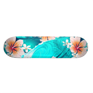 Blume am Hibiskus Skateboard