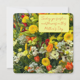 Blume am Muttertag Ankündigung