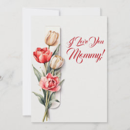 Blume am Muttertag Feiertagskarte