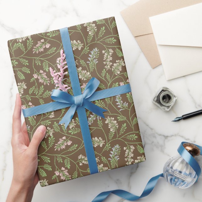 Blume am Muttertag Frühlingstraining Lupine Geschenkpapier (Schenken)