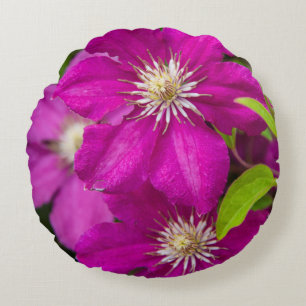 Blume am Robinette's Apple Haus und Geschenkbühne Rundes Kissen