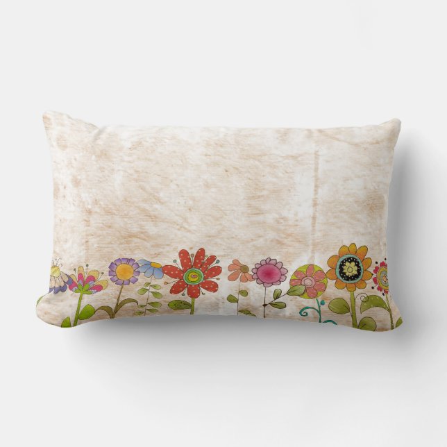 Blume Amerikanische MoJo Pillows Lendenkissen (Vorderseite)