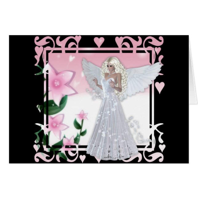 Blume Angel Design (Vorderseite (Horizontal))