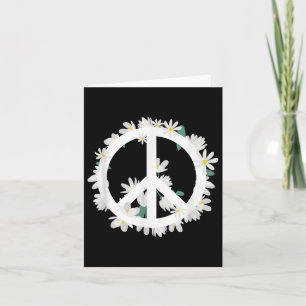Blume Anti-War Logo Daisies Peace Sign Karte