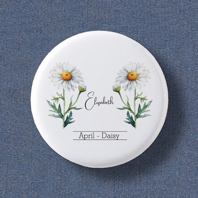 Blume April Daisy Button (Von Creator hochgeladen)