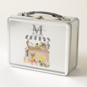 Blume Aquarellbauer Metall Brotdose