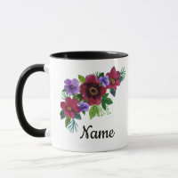 Blume Aquarellfarben leuchtend romantischer Blumen