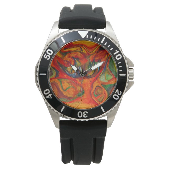 Blume Armbanduhr (Vorderseite)