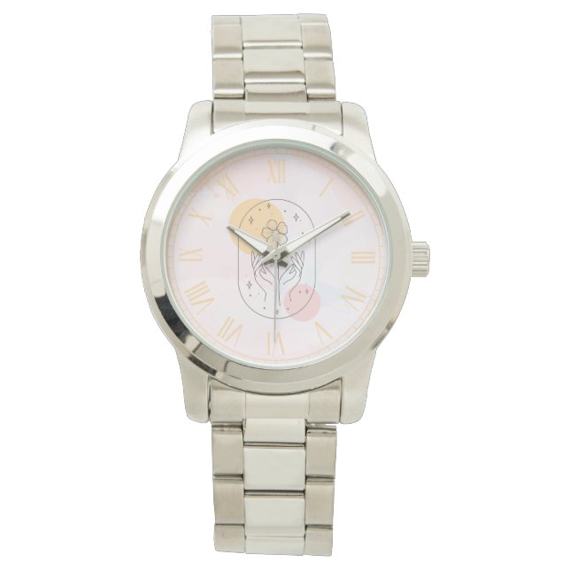 Blume Armbanduhr (Vorderseite)