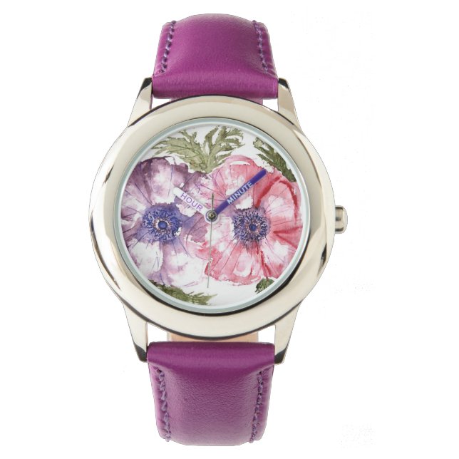 Blume Armbanduhr (Vorderseite)