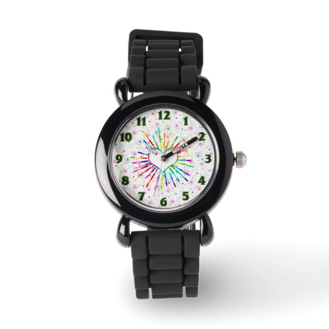 Blume Armbanduhr (Vorderseite)