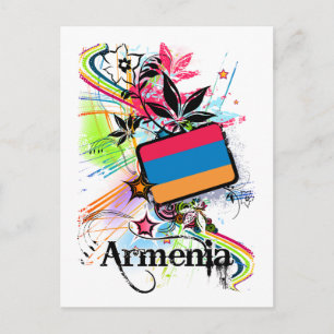 Blume Armenien Postkarte