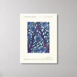Blume Art Deco Leinwanddruck
