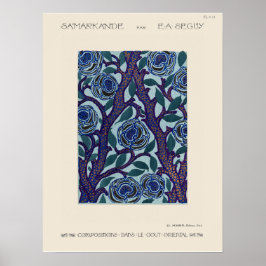 Blume Art Deco Poster