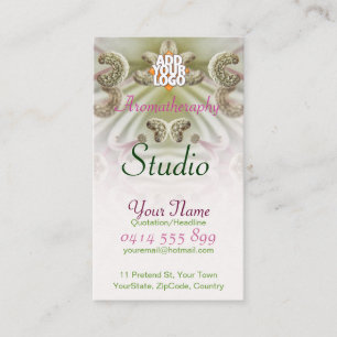 Blume Art Macro: Stamen Butterfly Business Card Visitenkarte