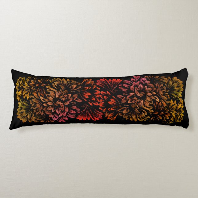 Blume Art Pillow Blumenmuster Kissen (Vorderseite)