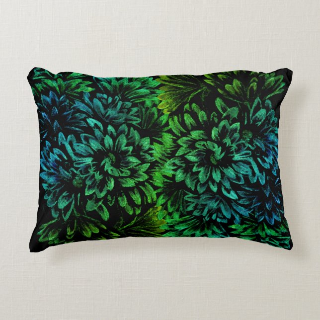 Blume Art Pillow Blumenmuster Kissen (Vorderseite)