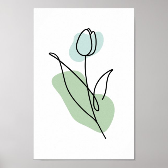 Blume Art Poster (Vorne)