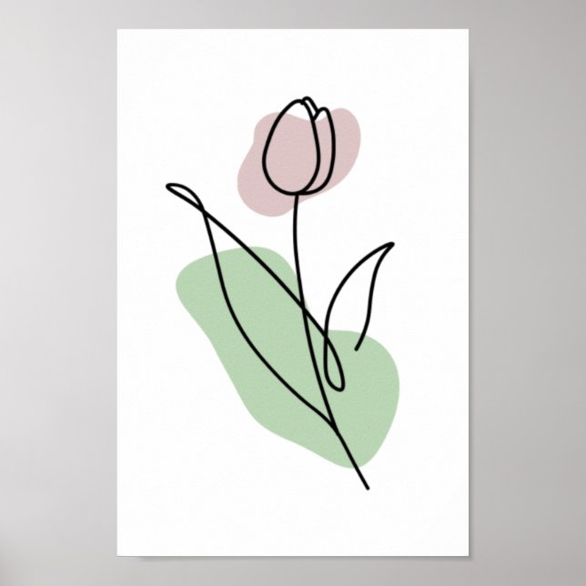 Blume Art Poster (Vorne)