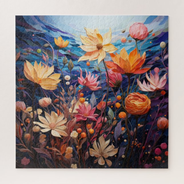 Blume Art Puzzle (Vertikal)