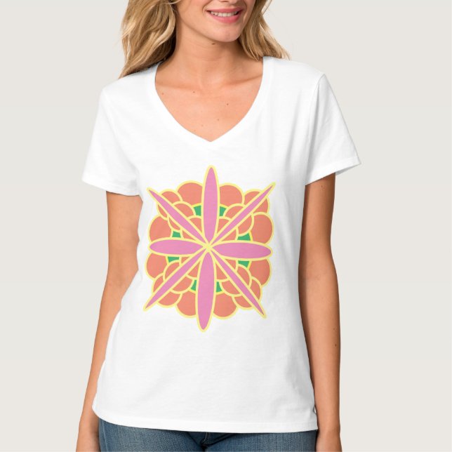 Blume Art T-Shirt (Vorderseite)