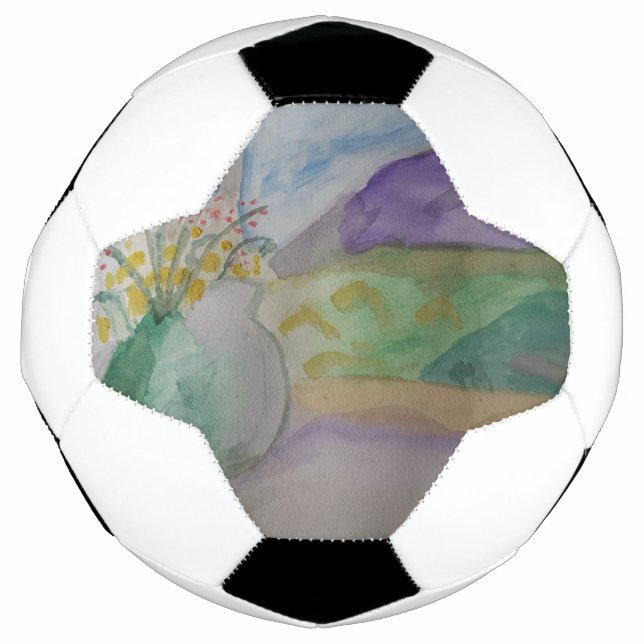 Blume auf dem Windows Fußball (Vorderseite)