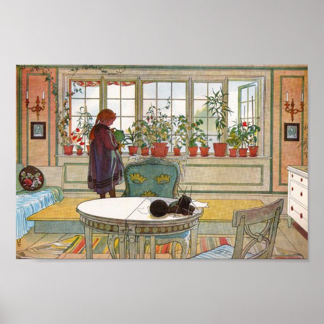 Blume auf dem Windows Poster (Vorne)