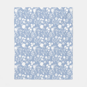 Blume auf net 01.bx4 Lblue BG Fleecedecke