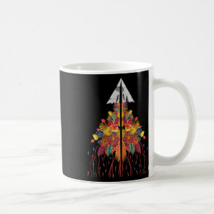 Blume auf Pfeilspitzen, ohne Frauen zu sammeln Kaffeetasse