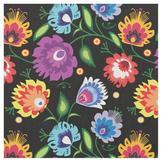 Blume auf schwarz stoff (Nahaufnahme)