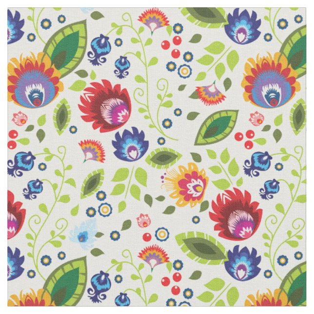Blume auf Weiß Stoff (Nahaufnahme)
