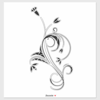 Blume Aufkleber
