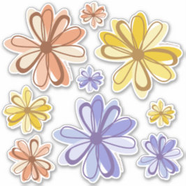 Blume Aufkleber