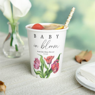 Blume aus Aquarell - Baby in Blüte Pappbecher