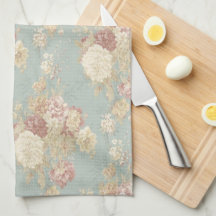 Blume aus blau-weiß-rosa Shabby Chic