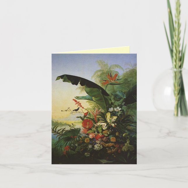 Blume aus dem Paradies bedanken sich herzlich für  Dankeskarte (Vorderseite)