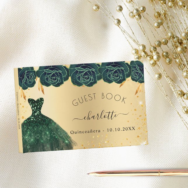 Blume aus Edelgoldkleid aus Quinceanera Gästebuch (Von Creator hochgeladen)